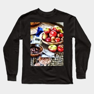 Food - Apples And Nuts Long Sleeve T-Shirt